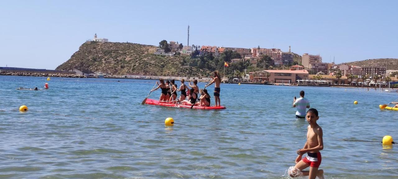 Bahia Mazarron Apartamento En Primera Linea Playa El Puerto de Mazarrón 外观 照片