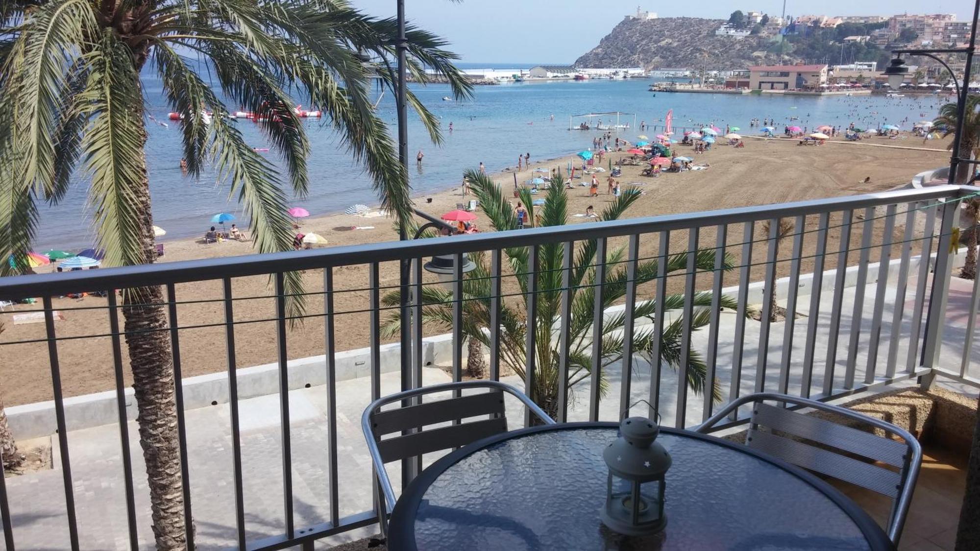 Bahia Mazarron Apartamento En Primera Linea Playa El Puerto de Mazarrón 外观 照片